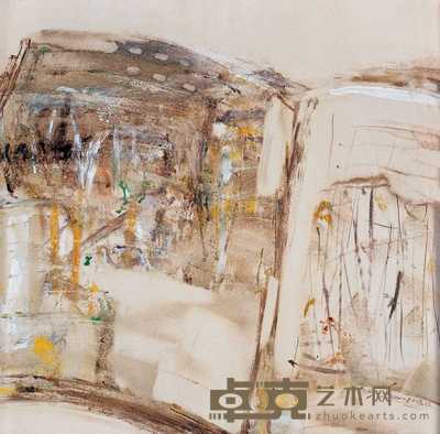 白明 2003年作 抽象 60×60cm